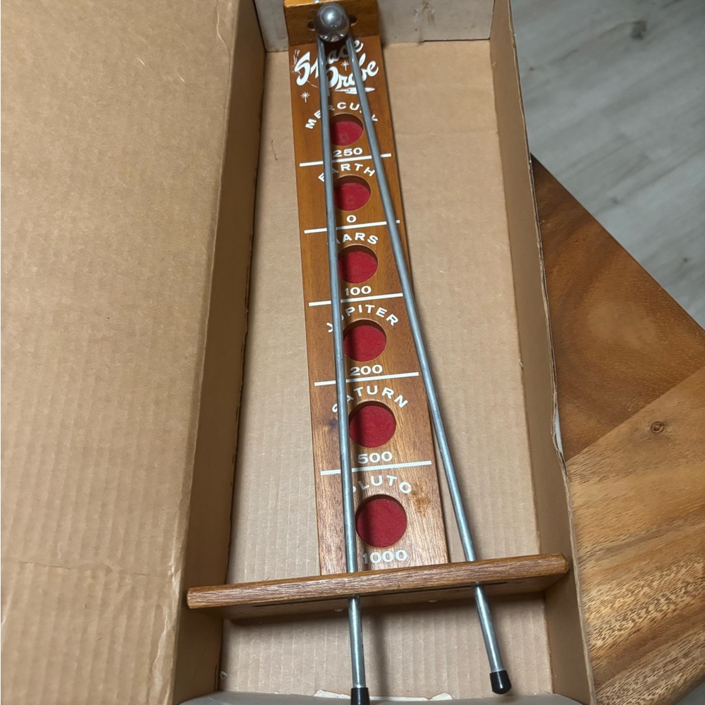 Vintage space probe game with box